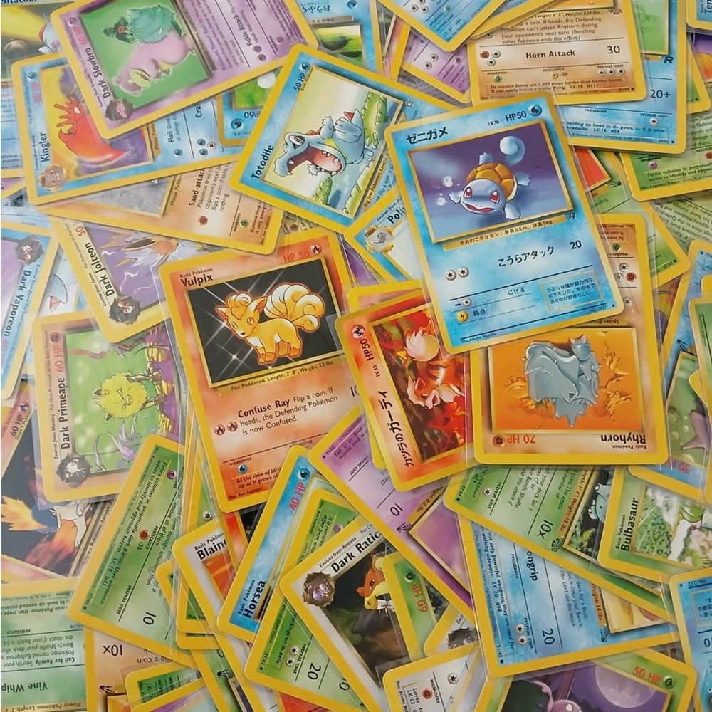 100 Pokémon Card Lot – Holos/Reverse Guaranteed Vintage EX GX V & More!